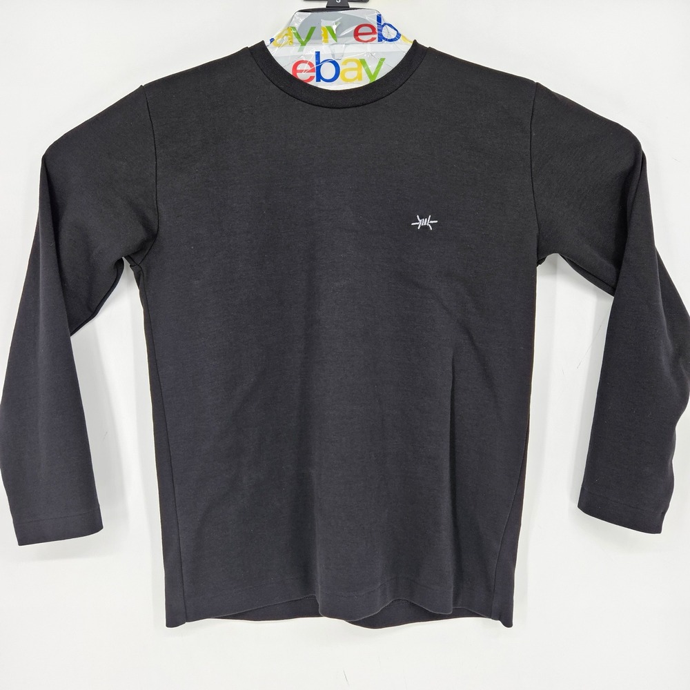 Texas Standard‎ Shirt Mens Small Standard Long Sleeve Tee Cannon Black